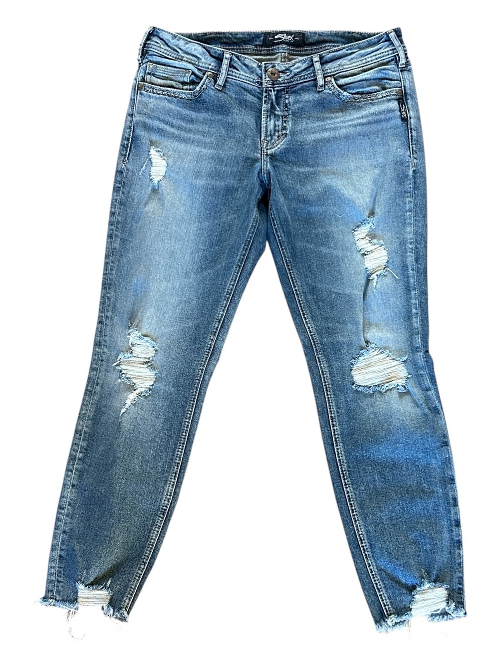 Silver Suki Skinny Crop Jeans